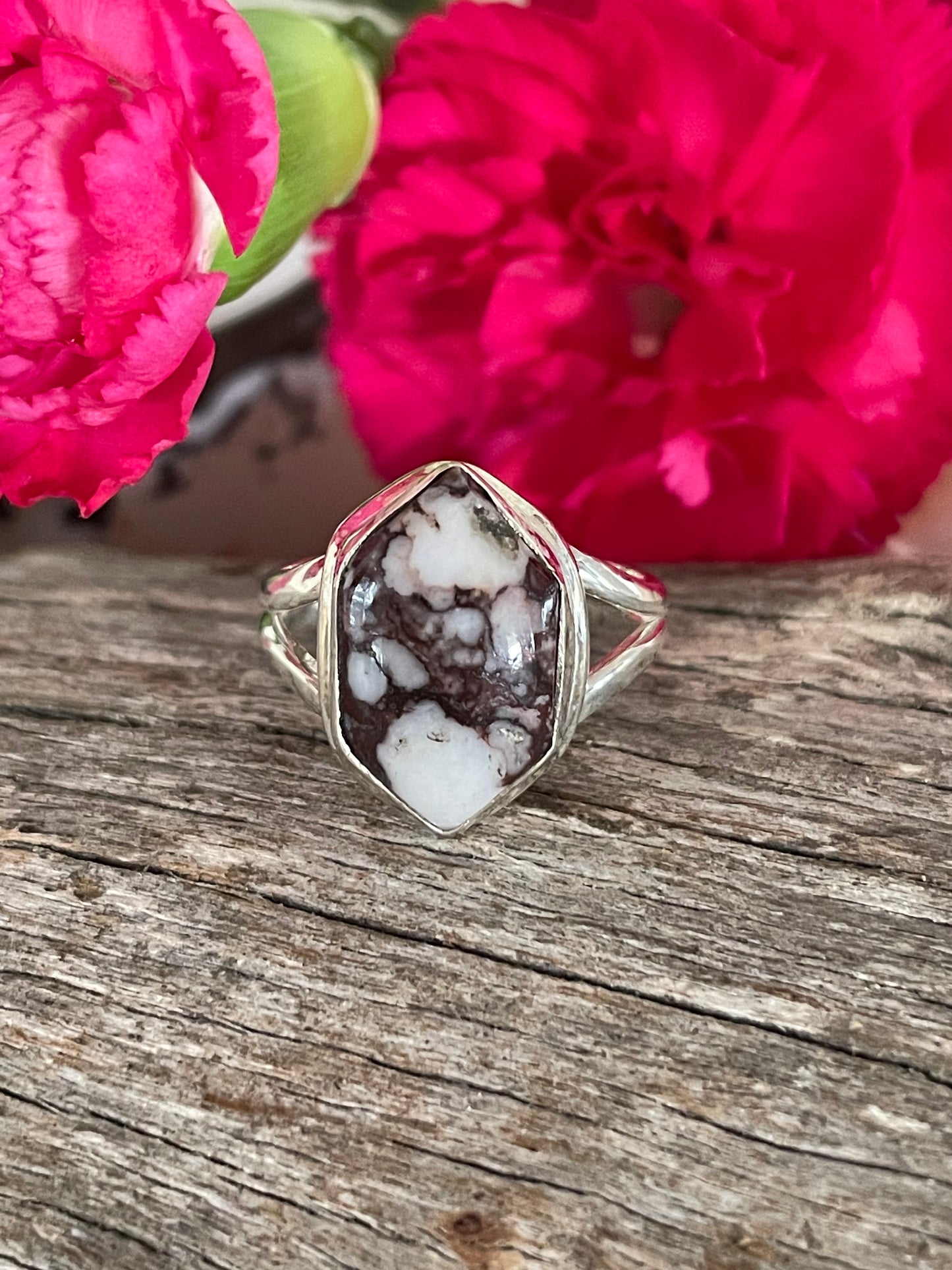 Mexican Magnesite Wild Horse Silver Ring