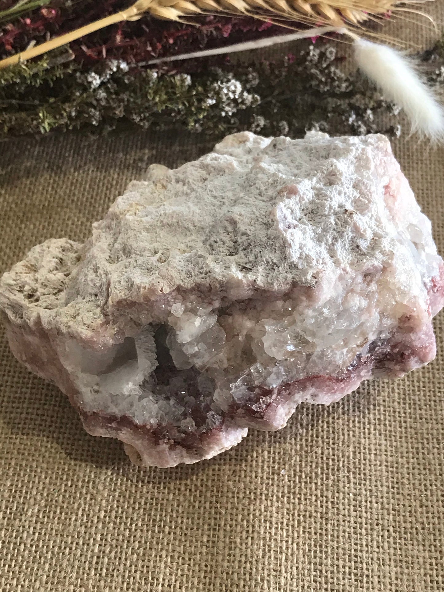 Pink Amethyst Cluster ~ 1.2kgs