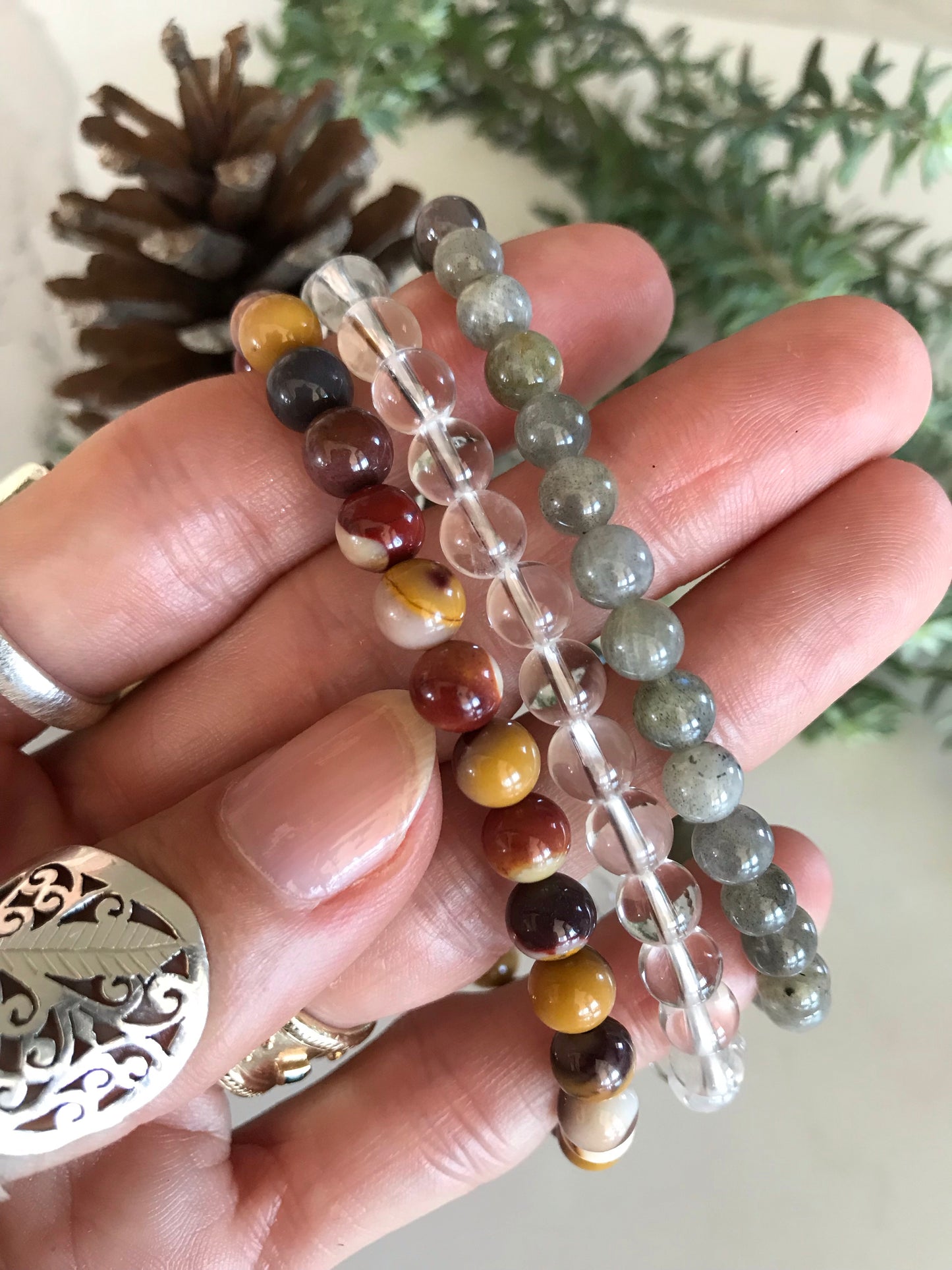 COLLECTION Trio ~ POSITIVE VIBES Healing Bracelet Set of 3©️