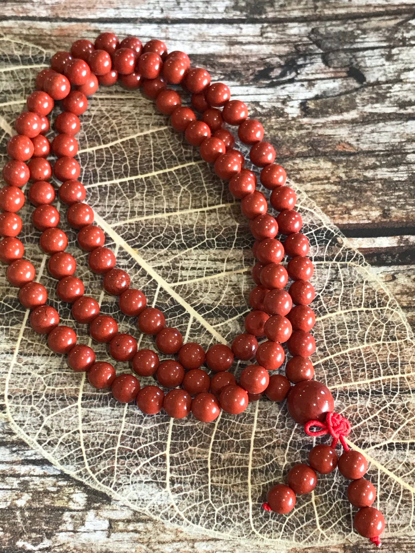 Red Jasper Mala/Prayer Beads PASSION